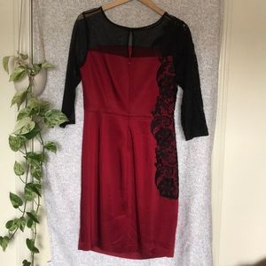 lord and taylor black lace dress